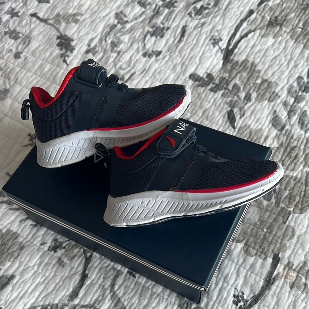 Nautica Red and Blue Sneakers Stylish Comfort